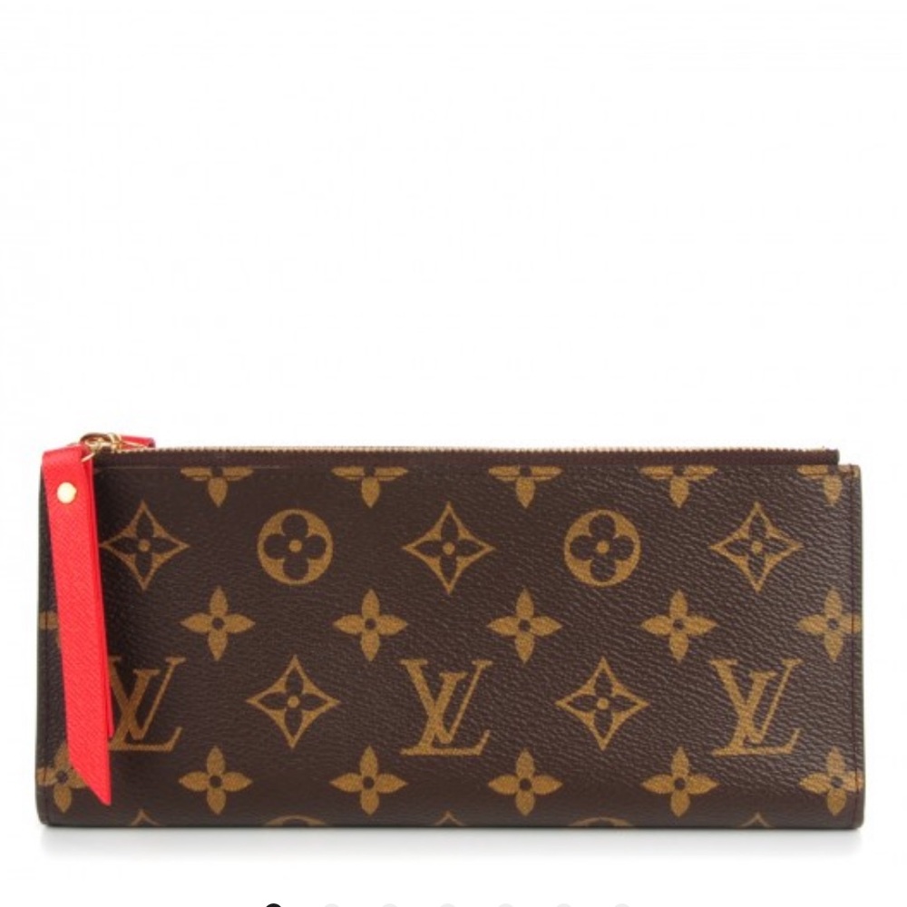 Louis Vuitton Monogram Adele Wallet Coquelicot
